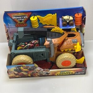 🔥NEW🔥 Monster Jam Mini Jam Megalodon Mad Hog Chomper and Monster Truck